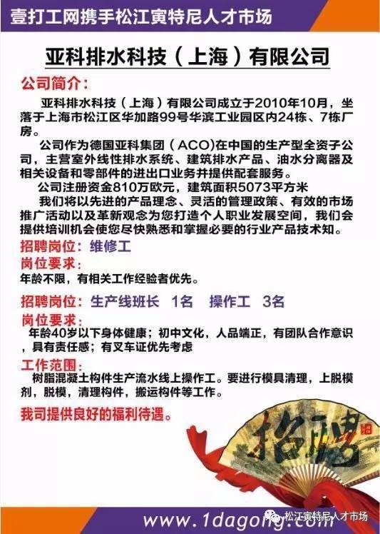 松江人才网最新招聘信息概览